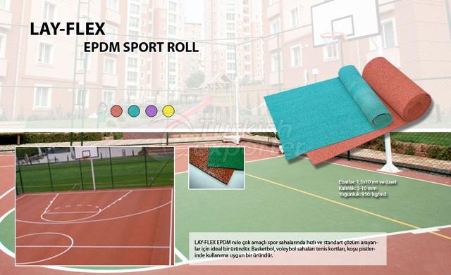 Epdm Sport Center Roll Lay Flex