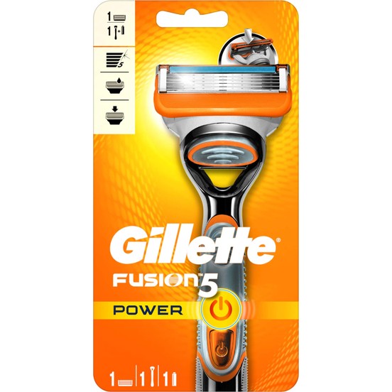 Gillette fusion5 power 1 handle +1 refill 