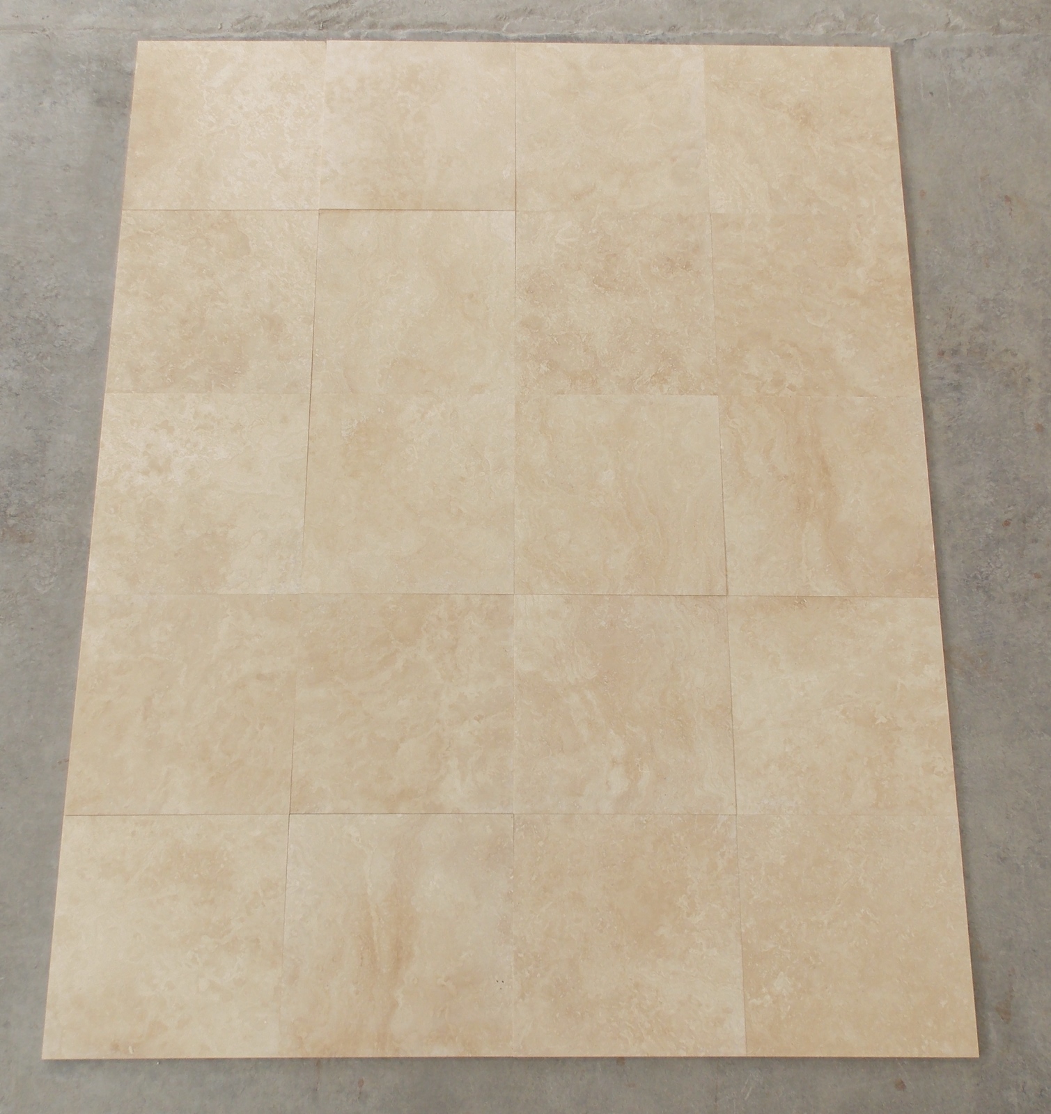 EXTRA LIGHT HONED AND FILLED TRAVERTINE TILES