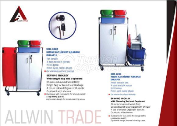 Serving Trolley with Bag-Cupboard
