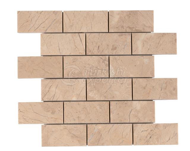4,8x10 Bursa Beige Brick Mosaic