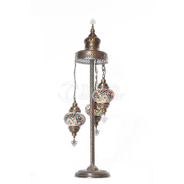 No2 Mosaic Floor Lamp with 3 Shades