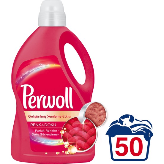 Perwoll color liquid detergent 3000 ml 