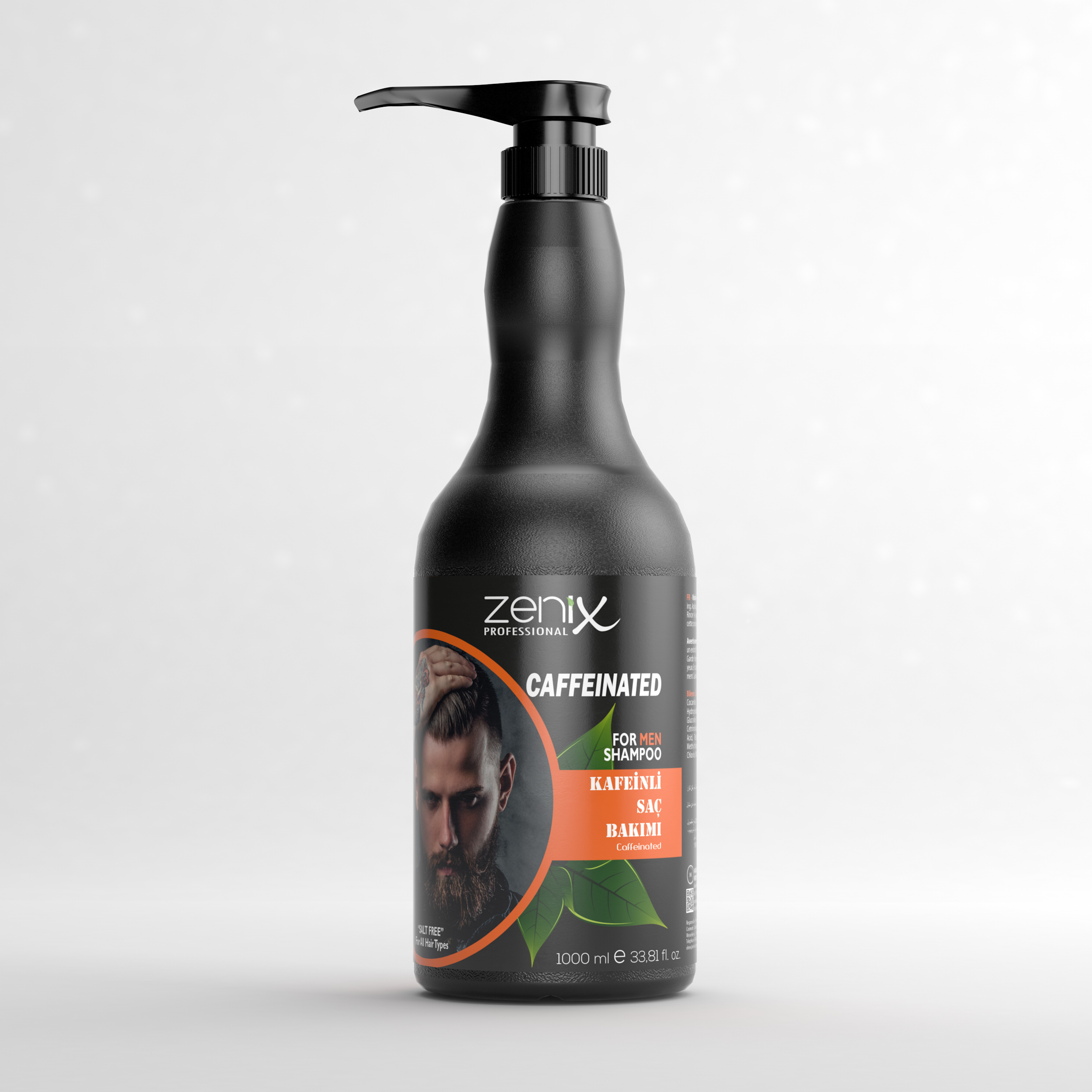 Zenix Men Shampoo  Black garlic/ Mint / Caffeine