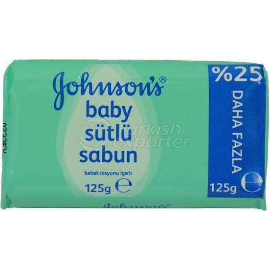 Johnsons baby milk soap 125 gr