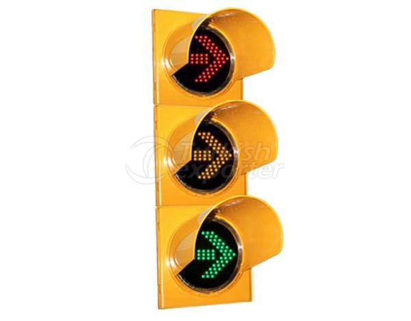 Ø 200mm LED Vehicle Signal Head with Arrow Figures