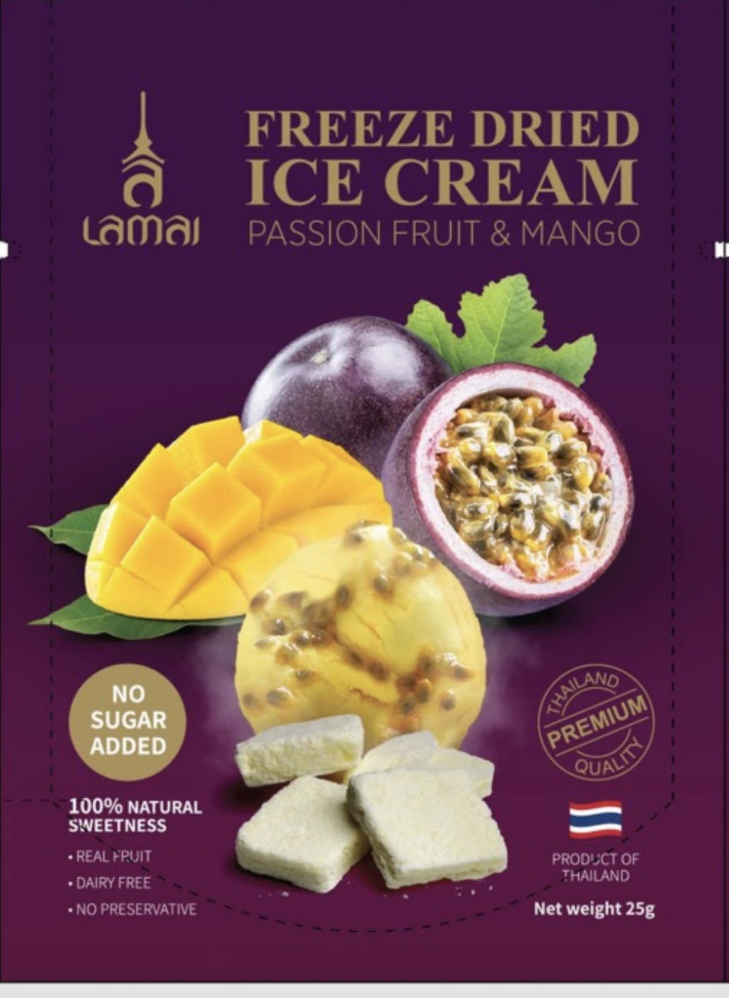 FREEZE DRIED ICE CREAM COCONUT