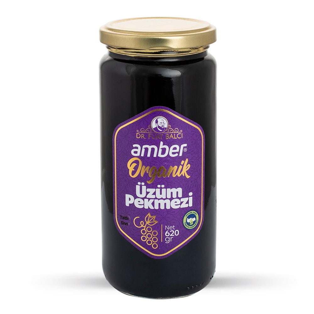 AMBER ORGANIC GRAPE MOLASSES 620 GR