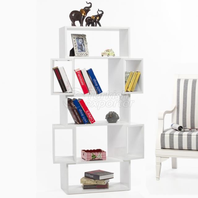 Box Bookshelf White