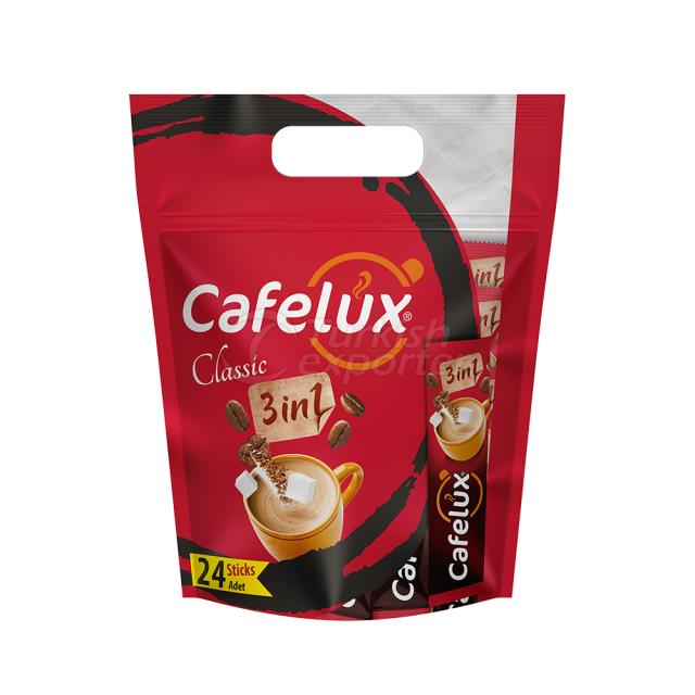 CAFELUX 3IN1 18GR INSTANT COFFEE