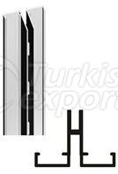 Aluminium Single Slotted Middle Upright 50 Span LUM. SINGLE SLOTTED MIDDLE UPRIGHT 50 SPAN