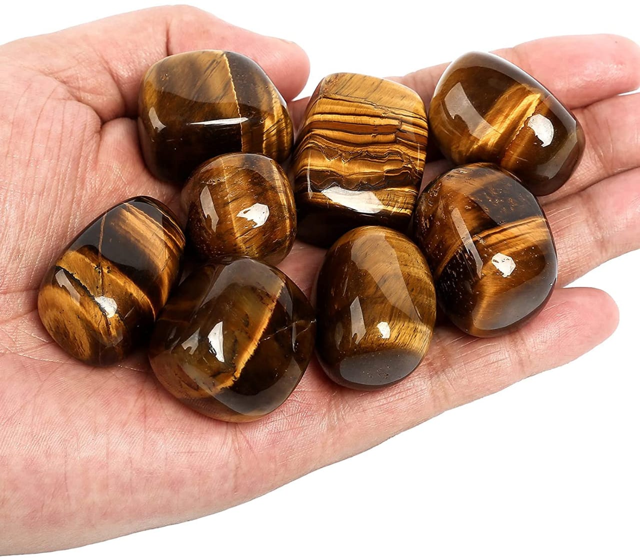 Tiger eye tumble