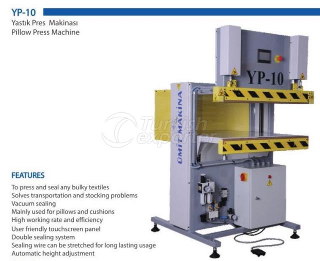 YP-10 PILLOW PRESS MACHINE