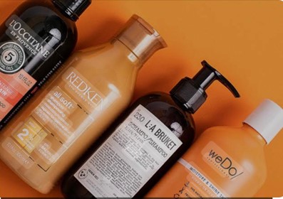 Shampoo, condicionadores, máscaras e outros produtos para o cuidado do cabelo