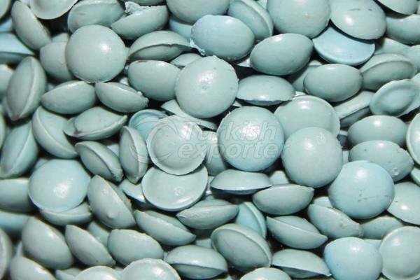 Turquois de matière première en plastique de PE