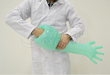 Guantes veterinarios desechables