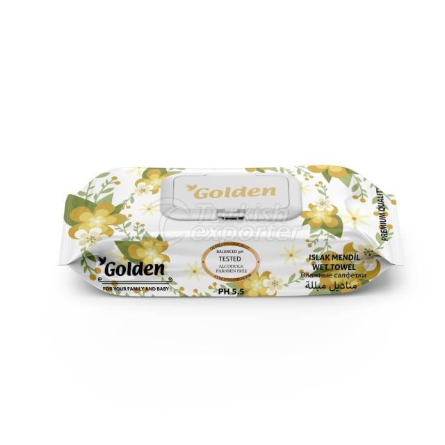 Golden 72 pcs wet wipes