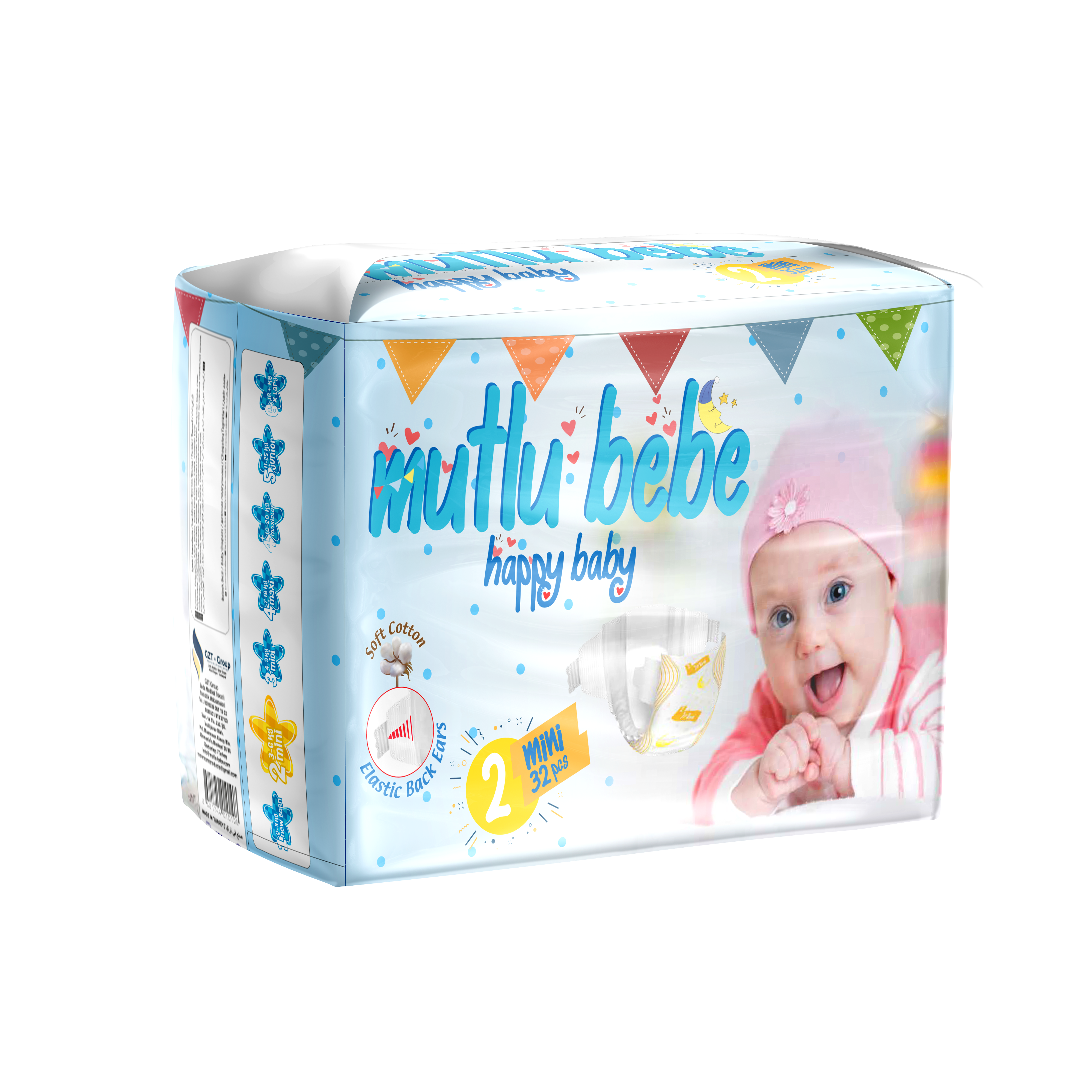 Mutlu Bebe Baby Diapers