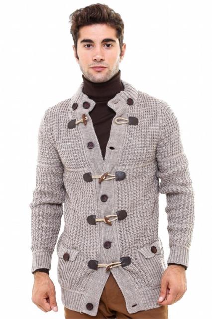 WSS Wessi Ivory Button Coat