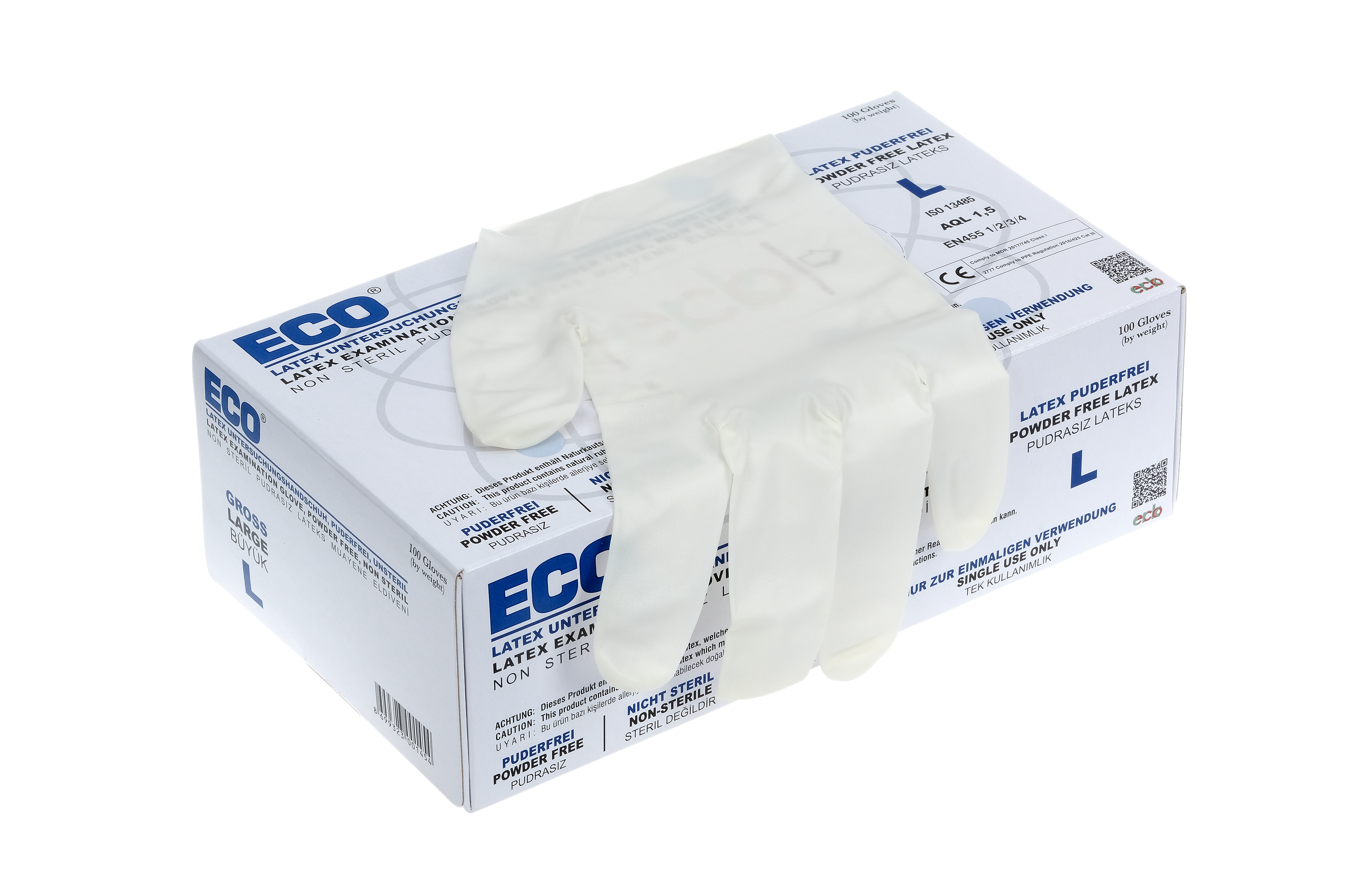 Powder Free Latex Medical Examinaiton Gloves