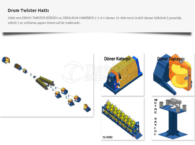 drum line and transfer machine