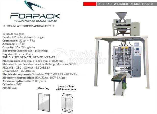 FP2010 VFFS packing machine