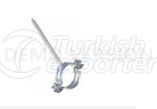 Pipe Clamp With Long Triphone  (without rupper)
