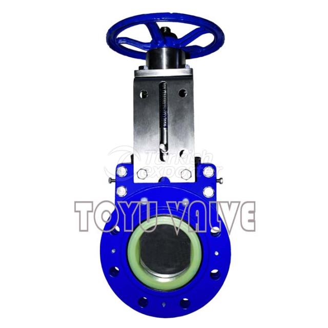 SLP73 Polyurethane lined Knife Gate