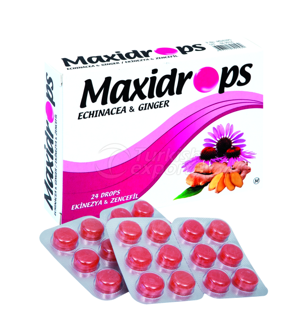 MAXİDROPS Ekinezya Zencefil PASTİL