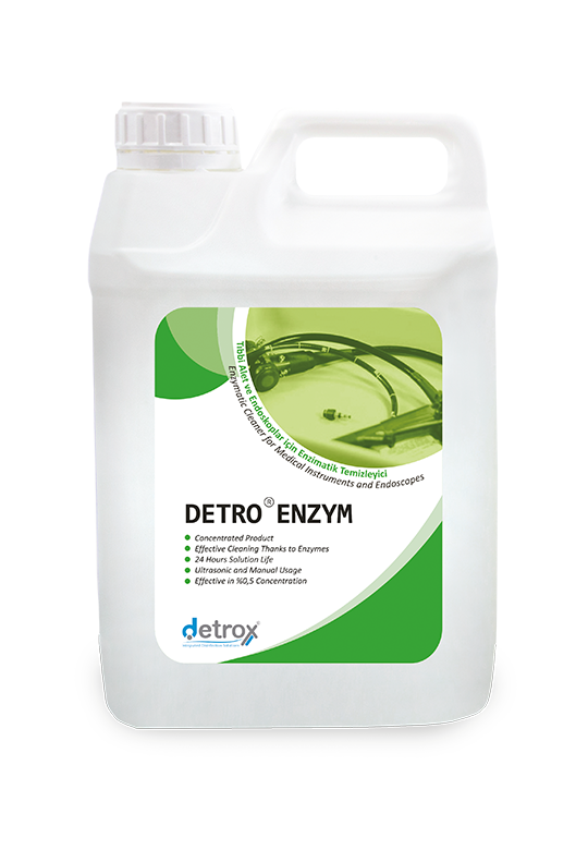 DETRO ENZYM / PLUS Concentrated Enzymatic Cleaner for Medical Instruments and Endoscopes