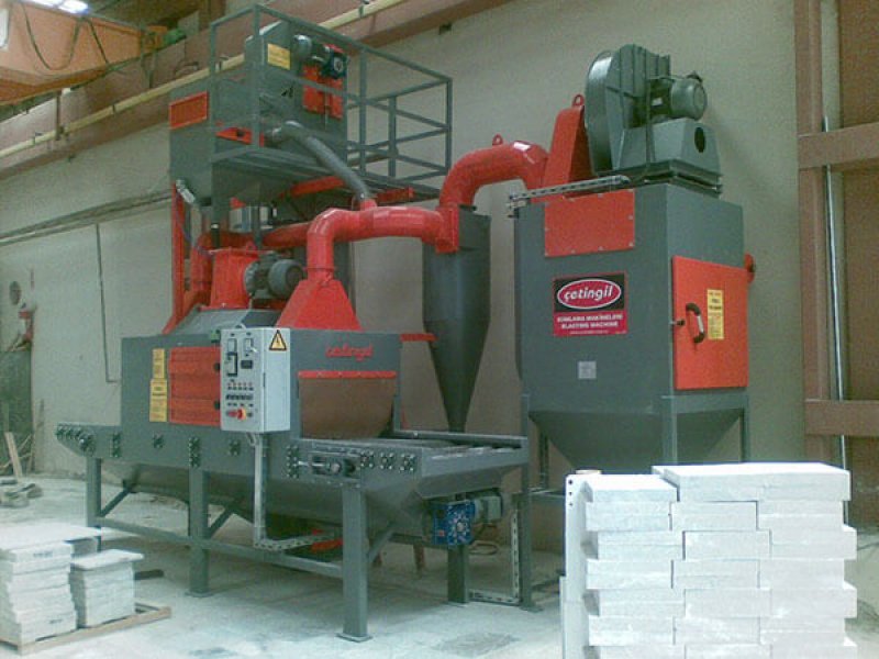 Machine de grenaillage en marbre