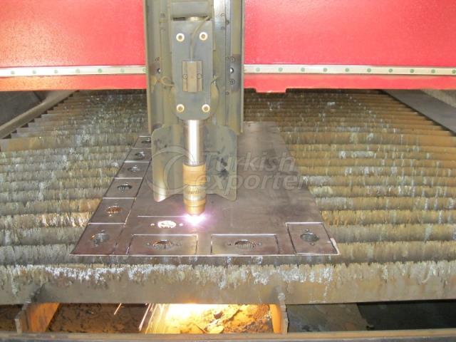 Steel and Chrome Spiral Leaf