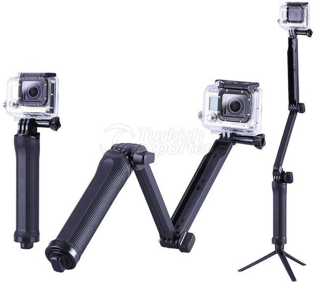 china gopro 3 ways monopod mount