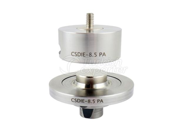 Two-Steps-Dies for Curtain Eyelets