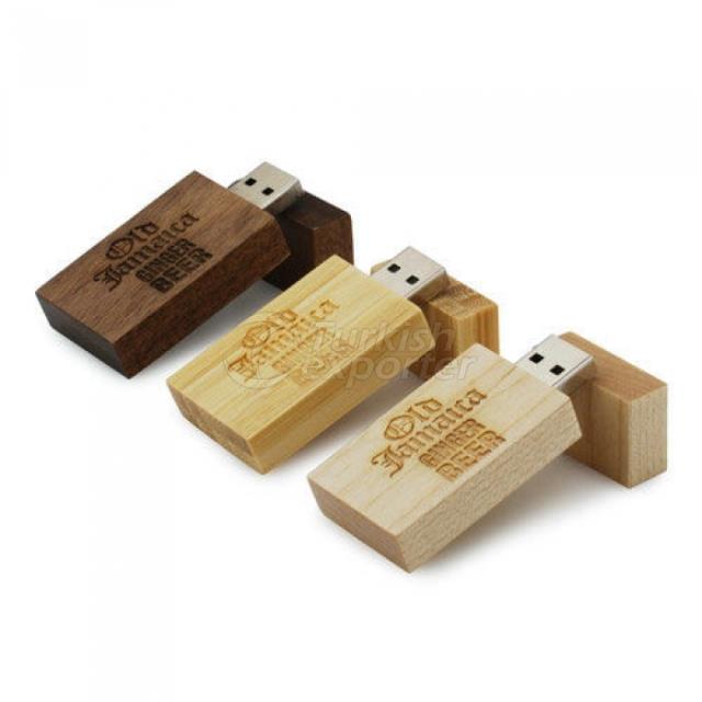 Ahşap Gövdeli Şekilli Usb Bellek