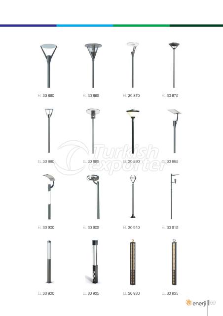 Garden Lighting Poles