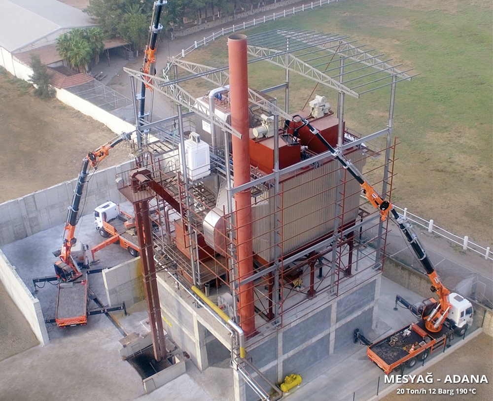 Circulating Type Fluidized Bed Steam Boiler