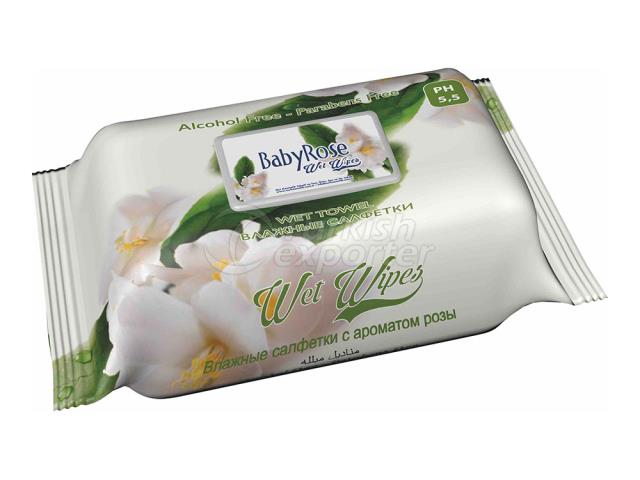 BABY ROSE FLOWER SERIES 3 WET WIESES