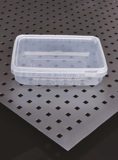 Cornered Pail and Bowls 111091