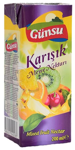 Günsu Karışık Meyve Nektarı 200ml