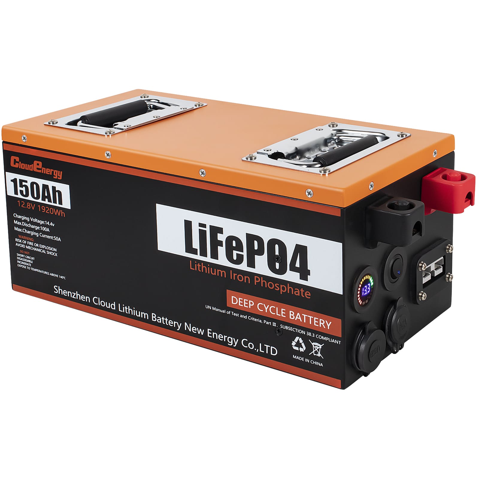 LiFePO4 Deep Cycle Battery 12V 150Ah