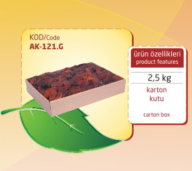 Natural Dry Apricot - AK 121 G