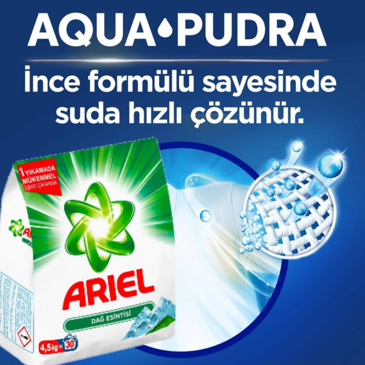 Ariel Aqua Detergente em Pó Colorido Especial 10 kg