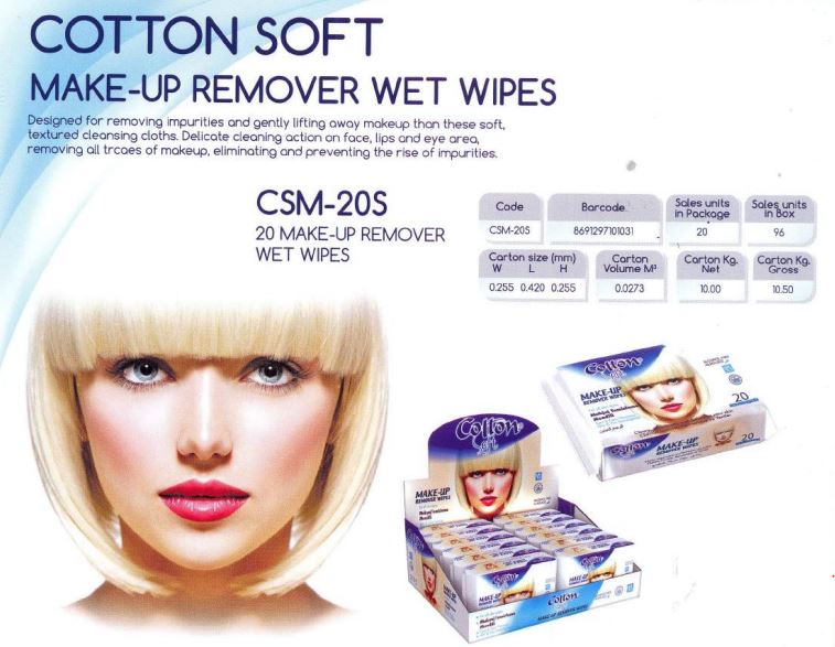 Cotton Soft - Makyaj Temizleme Mendili 