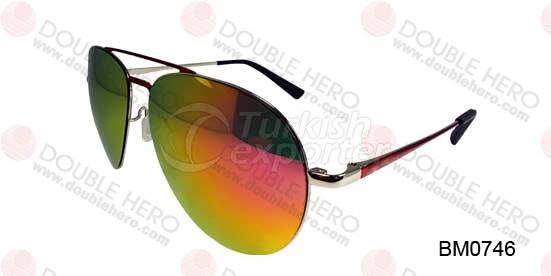 Metal Plate Brass Sunglasses BM0746