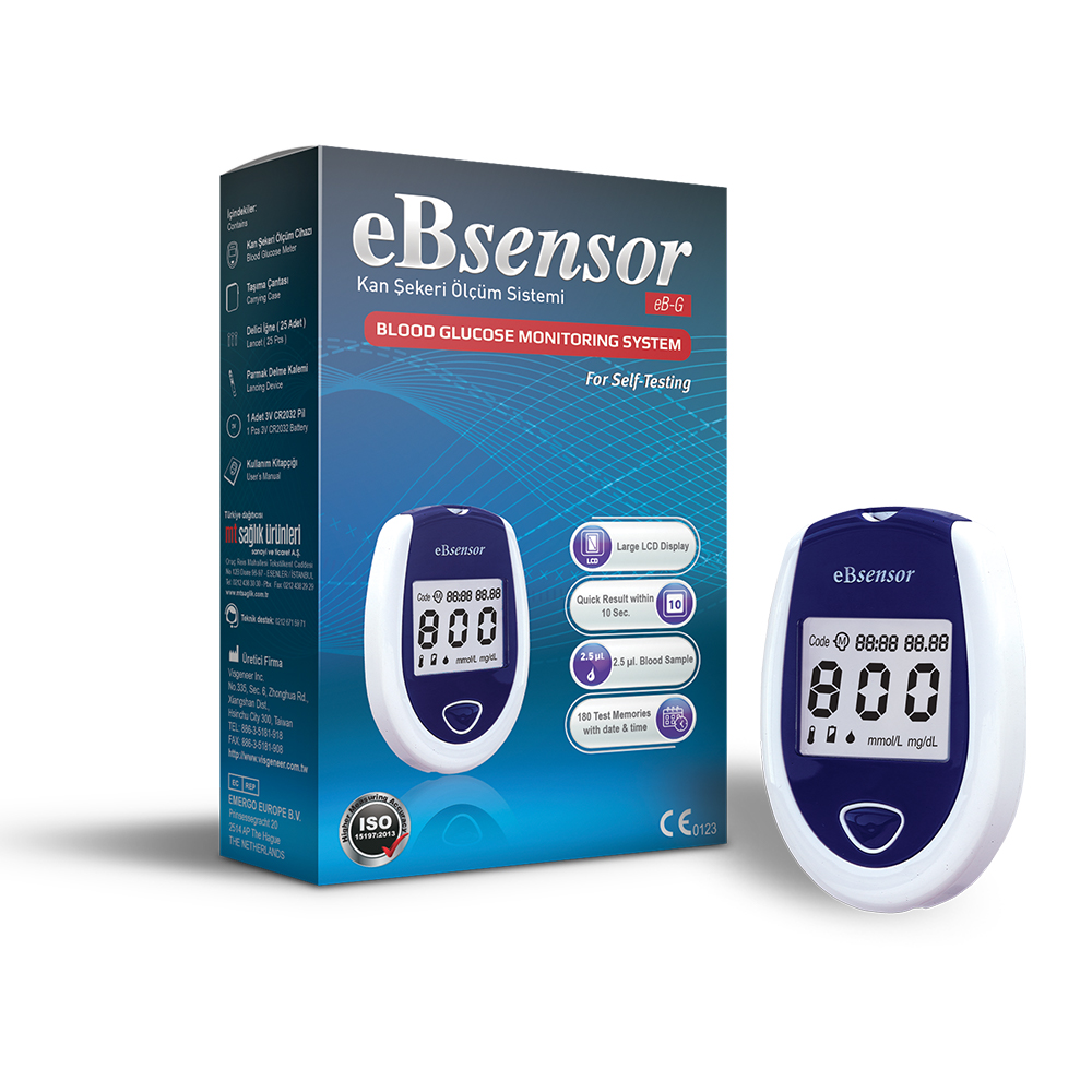 EbSensor Şeker Ölçüm Cihazı